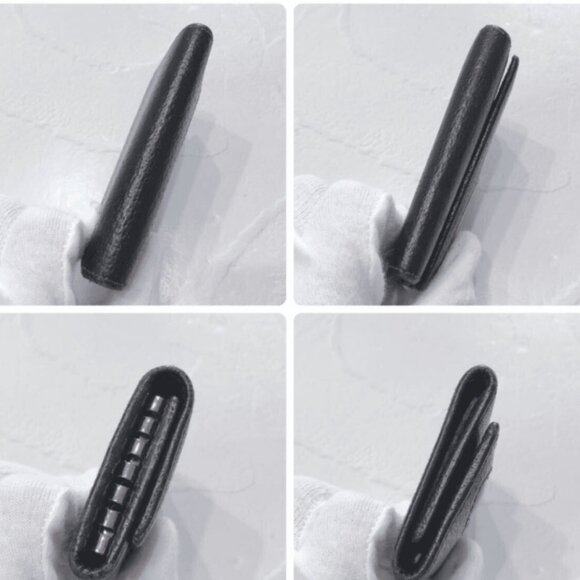 Gucci 6-ring key case, black leather, Sherry line - Picture 4 of 10